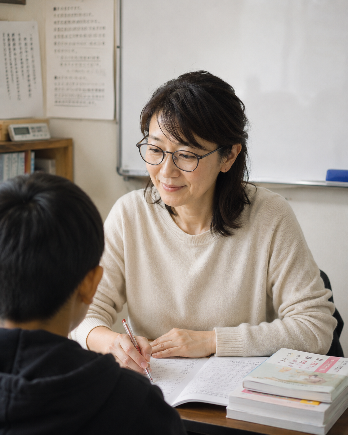 学習塾を個人経営するオーナーの先生