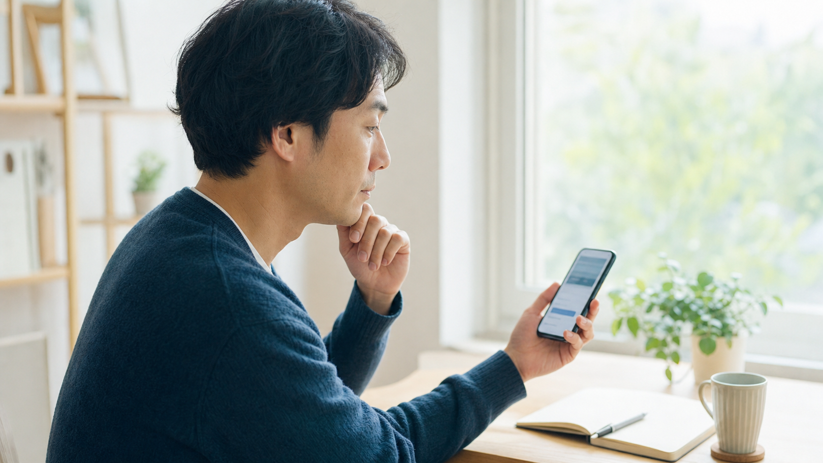 スマホでホームページの問い合わせ導線を確認する人