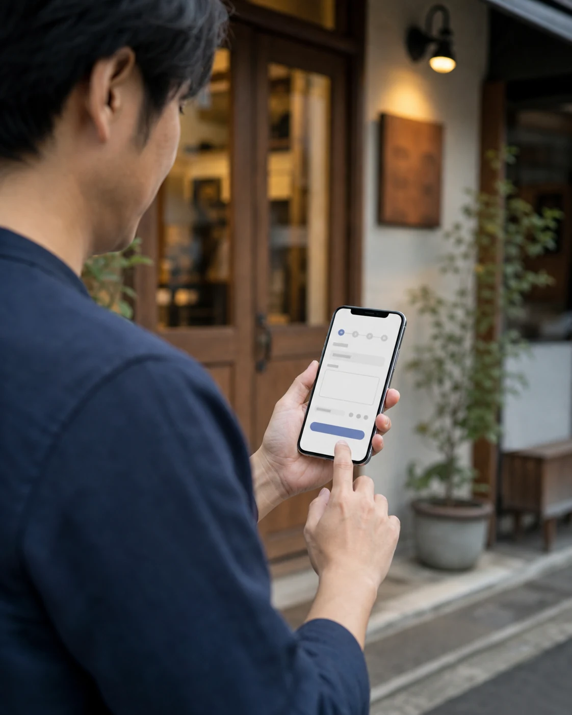 広告を出す前にスマホで問い合わせ導線を確認する店主
