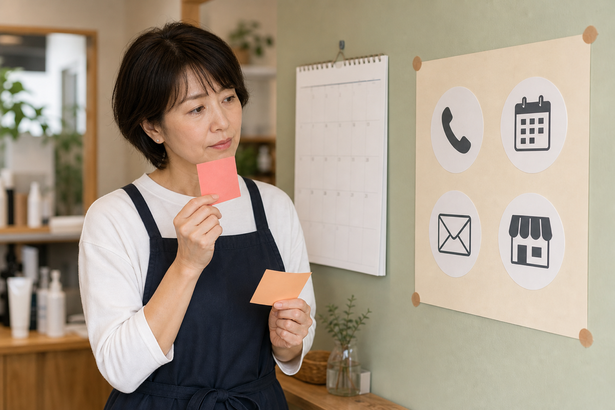 web広告の目的を電話や予約や問い合わせから考えているお店・教室の店主