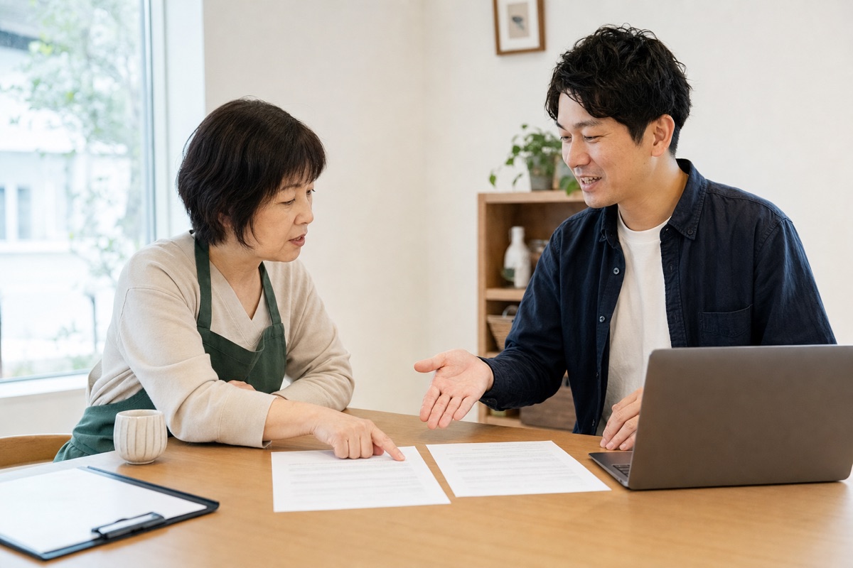 月額制ホームページの契約期間や解約後の移管条件を担当者に確認する小規模事業者